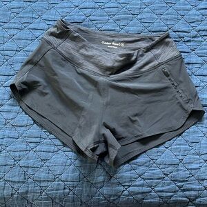 Outdoor Voices lined athletic shorts, black, size medium, 2” inseam